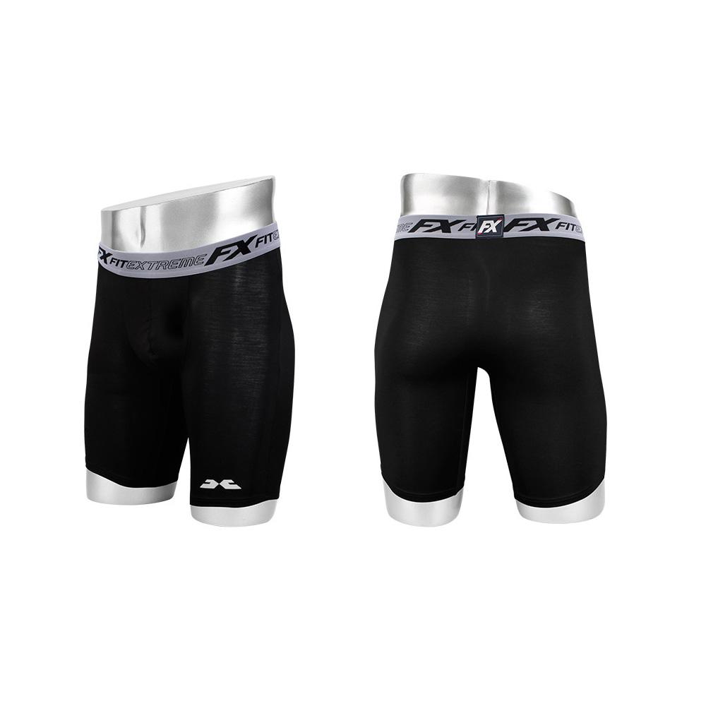 FITEXTREME Mens Compression Shorts Cool Dry Mesh Panel Baselayer Leggings Tights